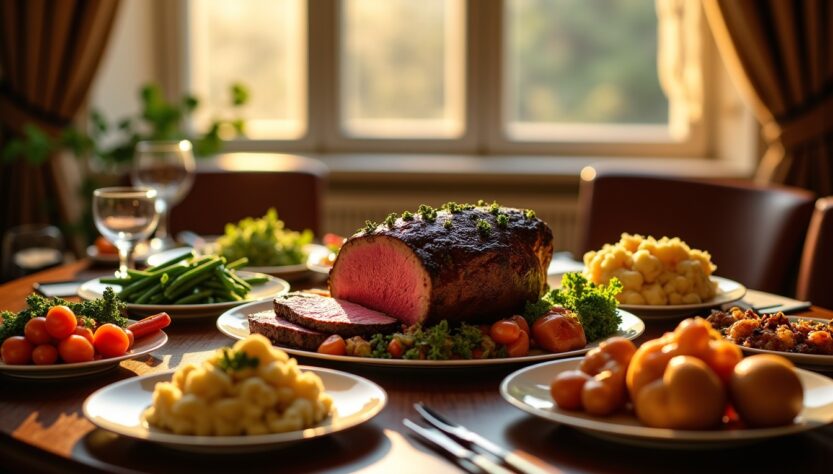 Délices d'accompagnement pour rôti de bœuf : recettes faciles et pleines de saveurs