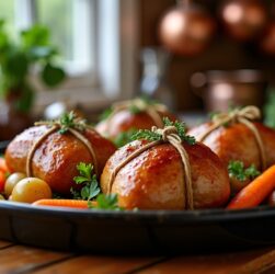 Préparez vite et simplement des paupiettes de porc savoureuses au four