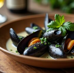 Recette express : Moules à la crème onctueuse au vin blanc