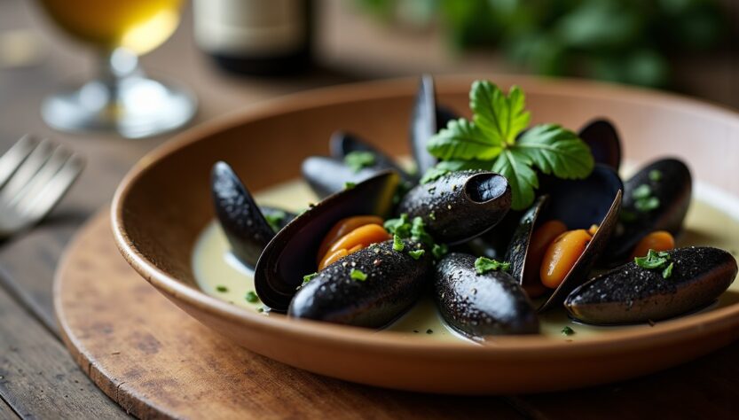 Recette express : Moules à la crème onctueuse au vin blanc