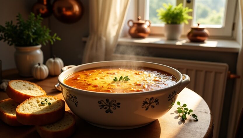 Soupe à l’oignon façon grand-mère : la recette classique simple et savoureuse