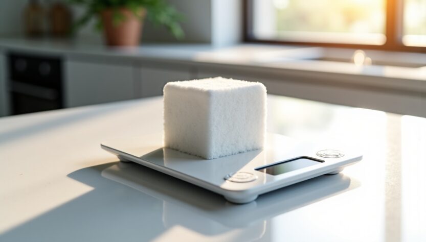 Quel est le poids d'un morceau de sucre standard en grammes ?