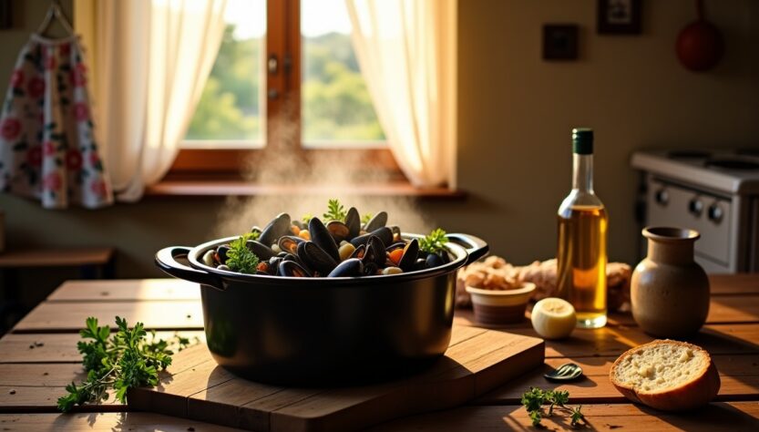 Moules marinières à l’ancienne : la recette traditionnelle simple et savoureuse de grand-mère