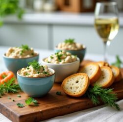 Rillettes de thon au fromage blanc : une recette simple et rapide pour un apéritif gourmand