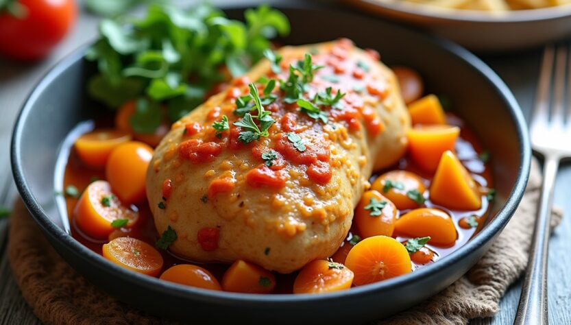 Fideuà au poulet : une recette simple et rapide à réaliser à la maison