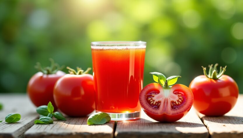 Le jus de tomates : un concentré d'antioxydants pour booster votre santé et votre bien-être