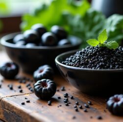 Les aliments noirs : découvrez leurs bienfaits, nos sélections gourmandes et recettes santé à la mode